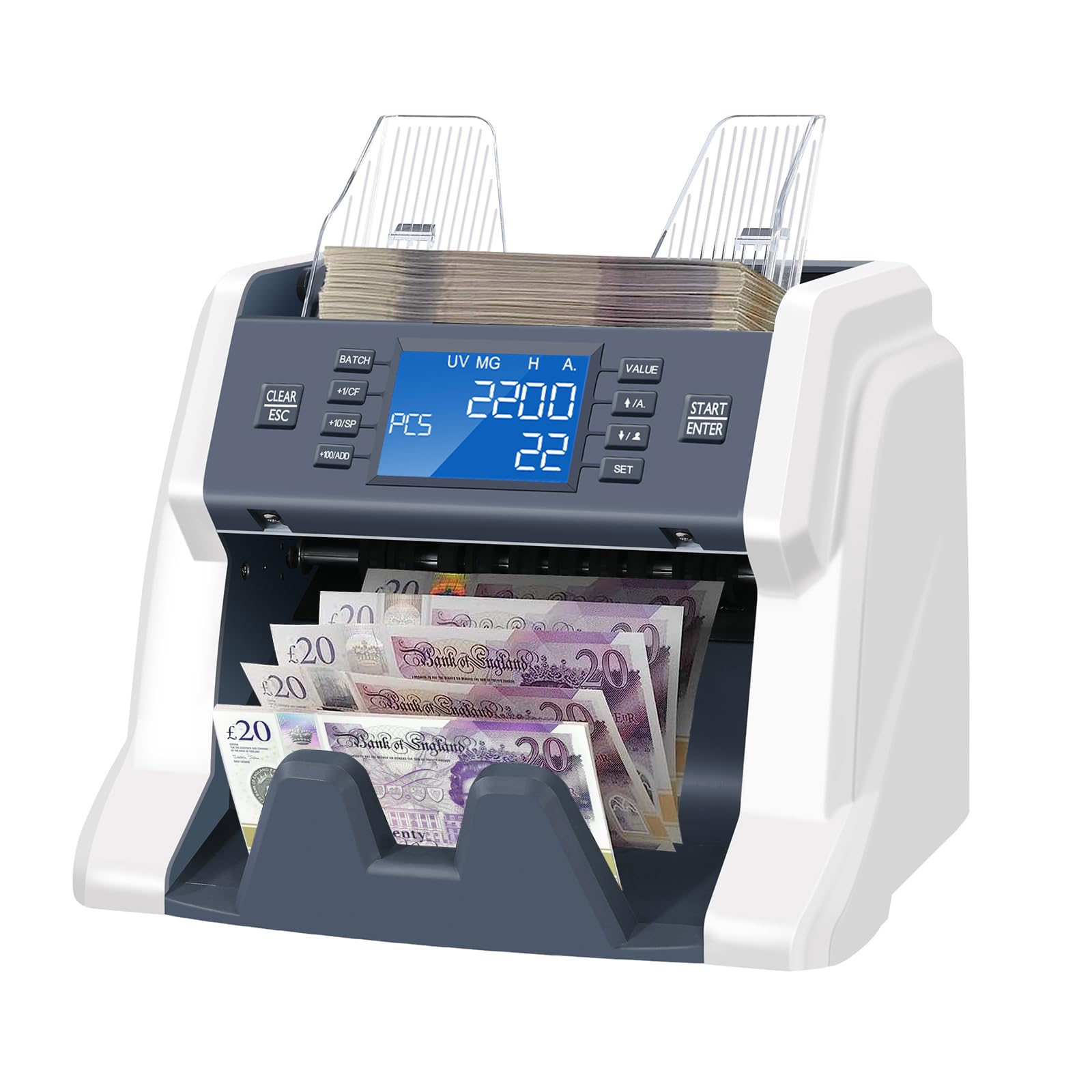 Ribao BC-35 Banknote Counter, UV/MG/MT Counterfeit Detection